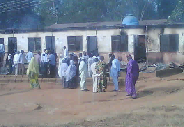 Fire at Kwara State Polytechnic