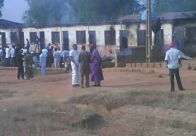 Fire at Kwara State Polytechnic