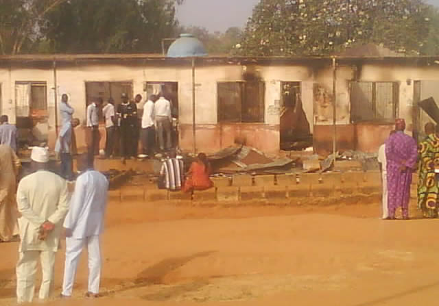 Fire at Kwara State Polytechnic