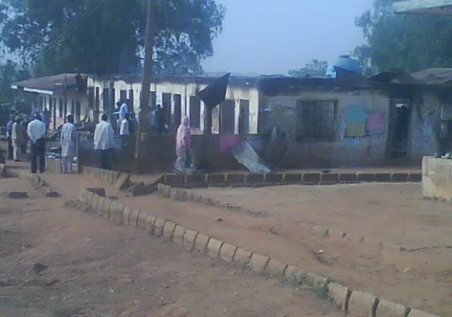 Fire at Kwara State Polytechnic