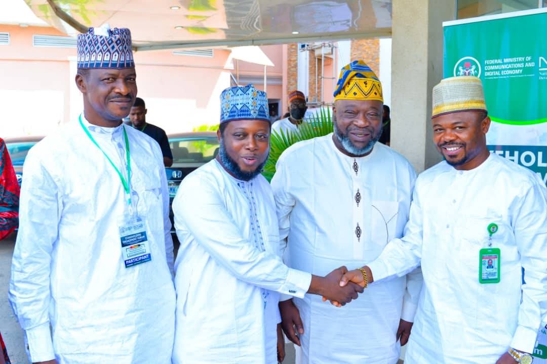 Kwara ICT  Stakeholders Engagement with NITDA in Ilorin. Bolakale Saka, Taofik Abdulkaree, Babajide Ayaji, Ibrahim Akaje