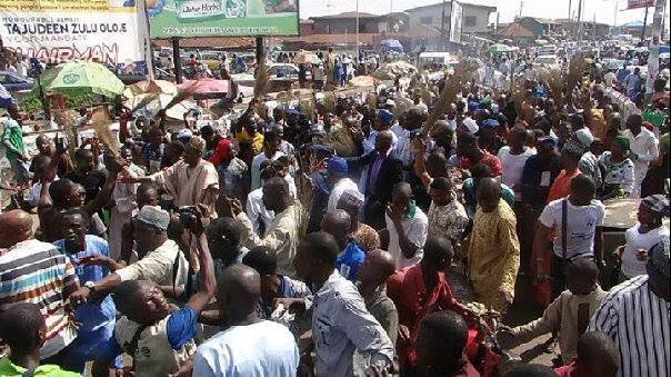 Image result for Youths hold rally in support of Saraki in Ilorin